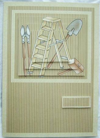 DIY/ Decorating Card Front by GWYNETH GEORGE