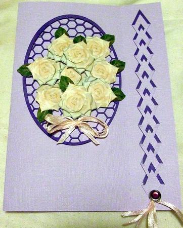 Chevron Card by GWYNETH GEORGE