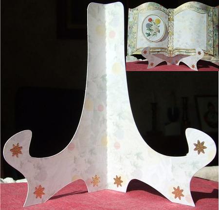 Book Or Card Stand by GWYNETH GEORGE