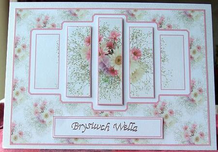 Gorgeous Floral Display Panel Card Sheet by GWYNETH GEORGE
