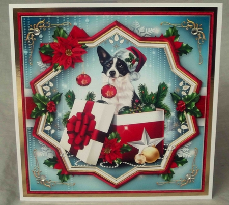 Christmas Surprise Box Cute Dog Mini Kit by Gwyneth Morley