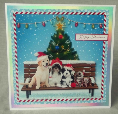 CHRISTMAS FRIENDS 6x6 by Gwyneth Morley