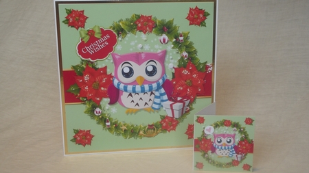 Christmas Owls 3 by Gwyneth Morley