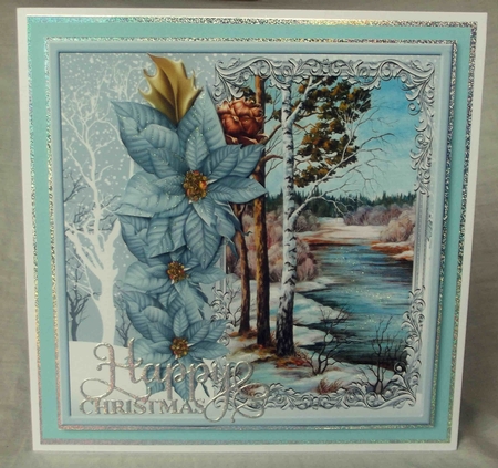 Winter stream 7x7 by Gwyneth Morley