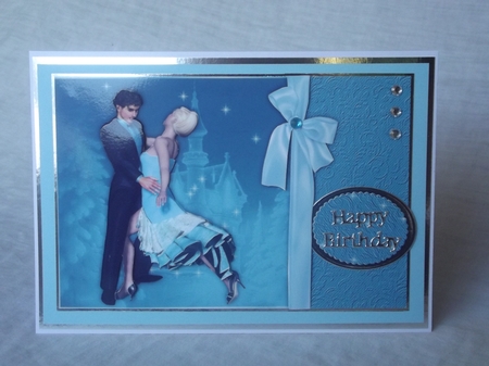 Aqua Ballroom Dancers by Gwyneth Morley