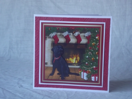 BY THE FIREPLACE  by Gwyneth Morley