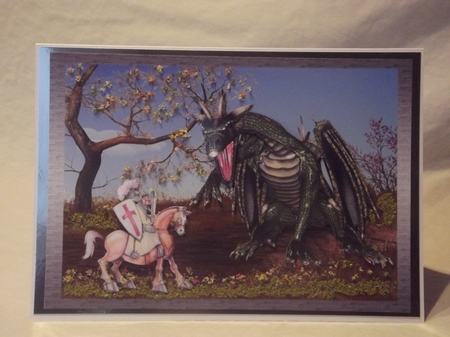 St. George and the Dragon 0r Fathers Day by Gwyneth Morley