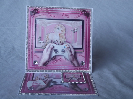 Girl Gamer Card Kit by Gwyneth Morley