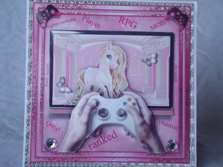 Girl Gamer Card Kit by Gwyneth Morley