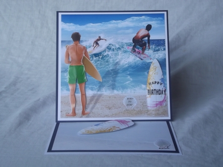 surfing by Gwyneth Morley