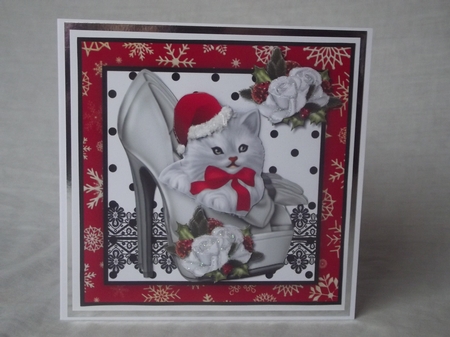 Cute Kitten In High Heels Mini Kit by Gwyneth Morley