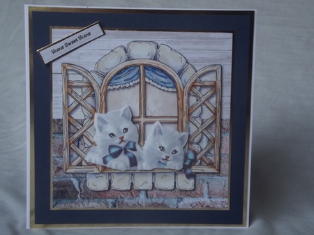 New Home Kittens In Window Mini Kit by Gwyneth Morley