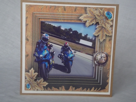 Motorcycle Race by Gwyneth Morley