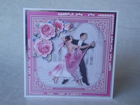 STRICTLY COME DANCING 7.5 Decoupage & Insert Mini Kit by Gwyneth Morley