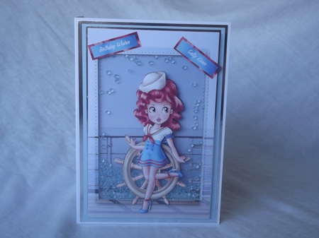 JUST LOVE THAT SAILOR MULTI-USE TOPPER by Gwyneth Morley