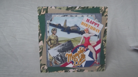 The Memphis Belle 7x7 Card Front & Insert Mini Kit by Gwyneth Morley