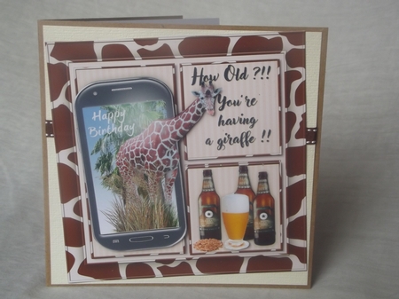 Having A Giraffe Male Birthday Mini Kit by Gwyneth Morley