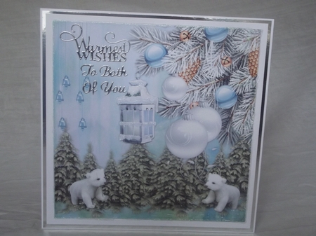 Quick Card  Christmas  greetings by Gwyneth Morley