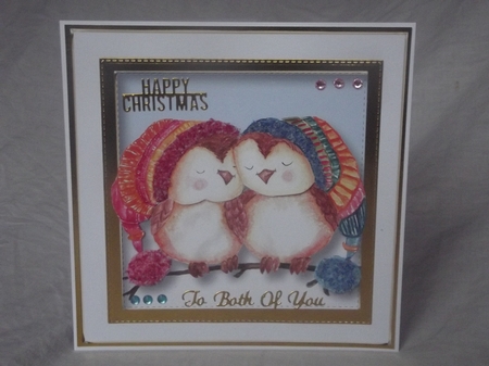 Merry Christmas To A Lovely Couple by Gwyneth Morley