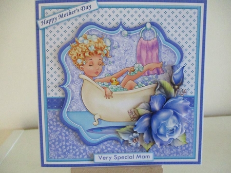 BATH TIME 7.8 All Occasion Decoupage & Insert Mini Kit by Hanne Rix