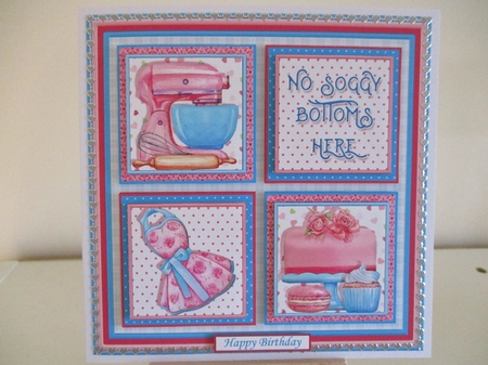 SOGGY BOTTOMS Baking 7.5 Quick Layer Card & Insert Mini Kit by Hanne Rix