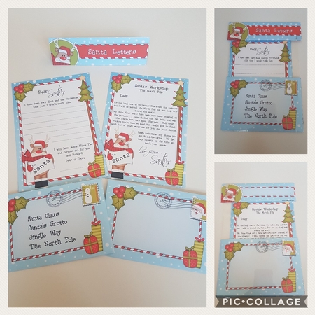 Xmas Rudolph Child's Santa Letter to and from Santa by Hayley Griffiths