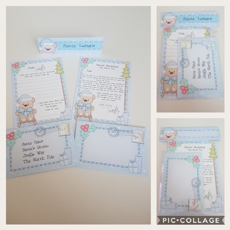 Xmas Livvy Bear Child's Santa Letter to and from Santa by Hayley Griffiths