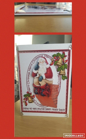 Santa Sat on the Chimney Oops by Hayley Griffiths