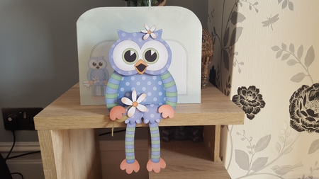 3D on the Shelf Card Kit - Little Hoot Owl by Hayley Griffiths