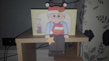 3D on the Shelf Card Kit - Christmas Jumper Old Man by Hayley Griffiths