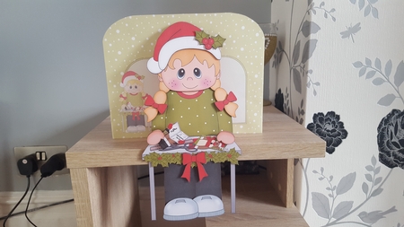 3D on the Shelf Card Kit - Little Christmas Crafter by Hayley Griffiths