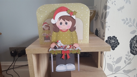3D on the Shelf Card Kit - Little Christmas Crafter by Hayley Griffiths