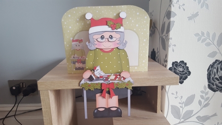 3D on the Shelf Card Kit - Little Christmas Crafter by Hayley Griffiths