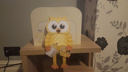 3D On the Shelf Card Kit - Little Hoot Baby Owl by Hayley Griffiths