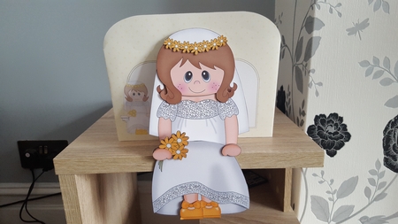 3D On the Shelf Card Kit -  Beautiful Bride Stephany by Hayley Griffiths