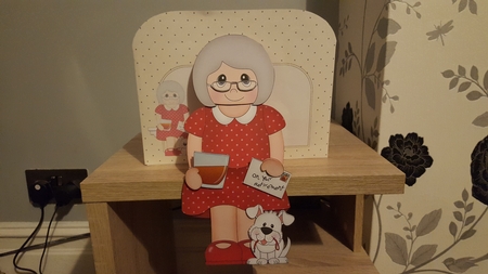 3D On the Shelf Card Kit - Karleen is Happily Retired by Hayley Griffiths