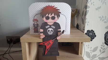 3D On the Shelf Card Kit - Punk Rocker Zephyr by Hayley Griffiths