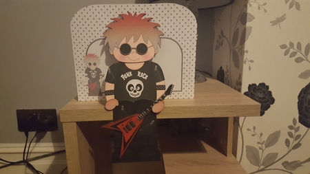 3D On the Shelf Card Kit - Punk Rocker Shayde by Hayley Griffiths