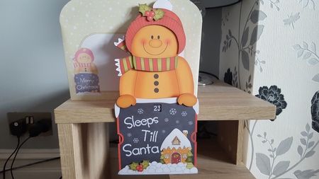 On the Shelf Sleeps Till Santa Card Kit - Jinge The Cute Little Christmas Gingerbread Man by Hayley Griffiths