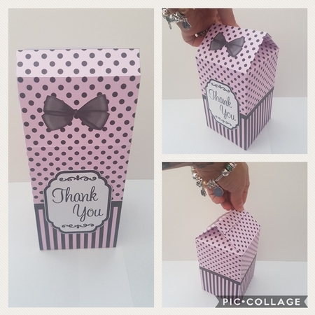 3D Spots & Stripes Milk Carton Treat Box Mini Kit by Hayley Griffiths