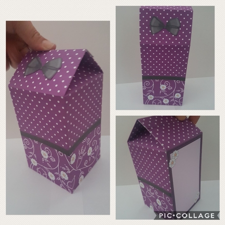 3D Spots & Flowers Milk Carton Treat Box Mini Kit by Hayley Griffiths