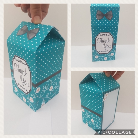 3D Spots & Flowers Milk Carton Treat Box Mini Kit by Hayley Griffiths