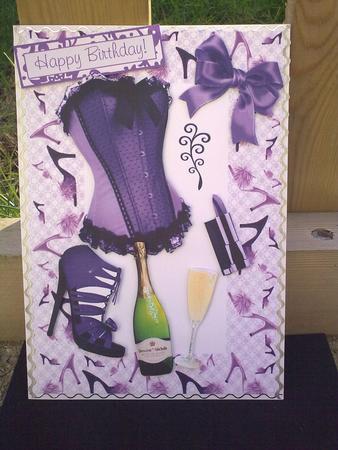 Gorgeous Ladies Accessories in Purple/black by Hayley Griffiths