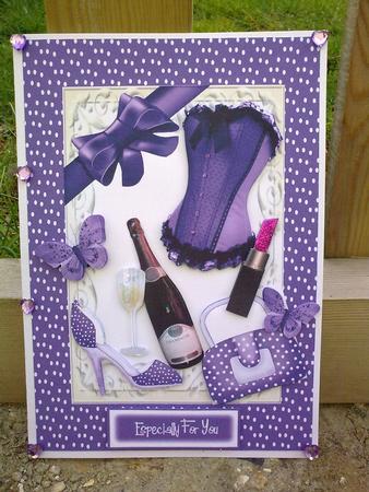 Lovely Purple Dot Ladies Accessories by Hayley Griffiths