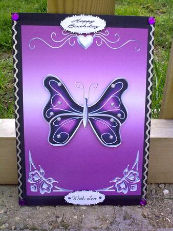 Purple Butterfly by Hayley Griffiths