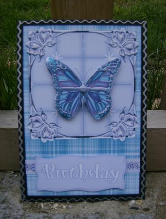Butterfly Quick Card Front by Hayley Griffiths