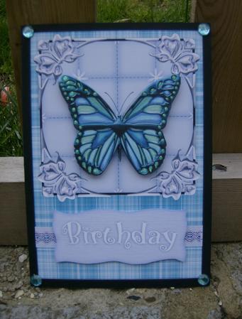 Butterfly Quick Card Front 2 by Hayley Griffiths