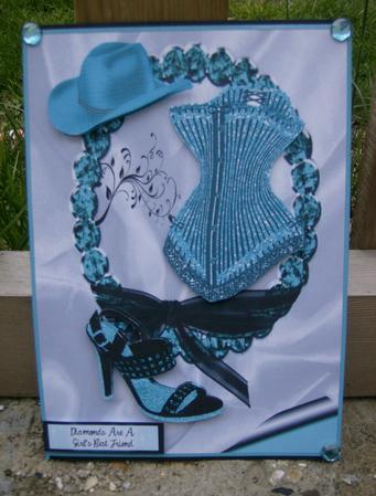 Gorgeous Ladies Turquiose Blue Basque by Hayley Griffiths
