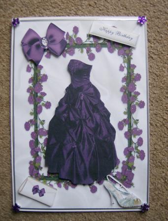 Ruffle Dress in Flower Frame by Hayley Griffiths
