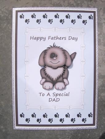 Puppy Dog - Fathers Day by Hayley Griffiths